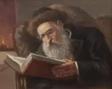 Konstanty Szewczenko, Rabin, olej, płótno, 40