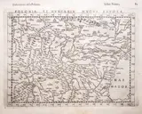 Sebastian Münster, Polonia et Hungaria Nuova Tavola, wyd. Girolamo Ruscelli, Wenecja 1561 na verso tekst w języku włoskim miedzioryt