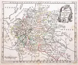 Joseph de Laporte, Carte générale de la Pologne, avec tous les Etats…, mapa pochodząca z „Atlas moderne portatif du globe terrestre”, wyd. Joseph de Laporte, Paryż 1786 miedzioryt kolorowany liniowo, 18