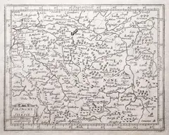 Nicolas Tassin, Polongne et Silesie, mapa pochodząca z “Carte General de la Geographie Royalle…”, wyd. Nicolas Berey, Paryż 1659 miedzioryt, 14