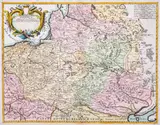 Paolo Petrini, Stati della Corona di Polonia…, wyd. Paolo Petrini, stan pierwszy, Neapol 1700 miedzioryt kolorowany, 42