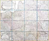 Georg Friederich Uz, Nova Mappa Geographica Regni Poloniae, stan drugi, wyd. Schneider & Weigel, Norymberga 1788 miedzioryt kolorowany, 91