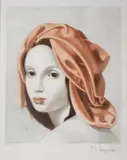 Tamara Łempicka, Kobieta w turbanie, ok. 1956 r.