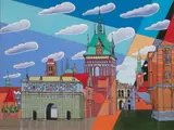 Brama Wyżynna, 2012 r. by Czesław Tumielewicz, 2012, akryl, płótno, sold Jan 2022