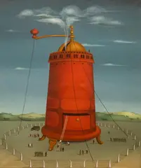Anna Alina Güntner, Tajny obiekt, 1965, 1965, olej, płótno