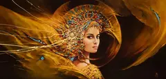 Karol Bak, Ariadna XVI, 2019-2020, olej, płótno