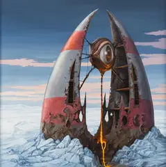 Ogniste łzy, 2021 by Jarosław Jaśnikowski, 2021, olej, płótno, sold Feb 2022