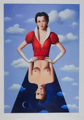 Rafał Olbiński, Tosca, litografia, papier