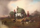 Wilhelm Alexander Meyerheim, Sianokosy, olej, płótno