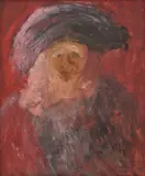 Jadwiga Lesiecka, Postać, olej, płyta, 49