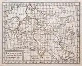 Claude Buffier, La Pologne Suivant les degrés de l'Academie des Sciences de Paris, mapa pochodząca z „Geographie Universel”, piąta płyta, wyd. Pierre-Francois Giffart, Paryż 1764 miedzioryt