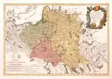 Giovanni Antonio Rizzi Zannoni, Carte Générale de la Pologne…, stan drugi, wyd. Charles-Francois Delamarche, Paryż 1804 miedzioryt kolorowany w epoce, 33