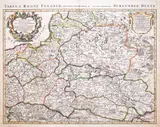 Pieter Mortier I, Estats de la Couronne de Pologne…, stan trzeci, wyd. Pieter Mortier, Amsterdam przed 1711 miedzioryt kolorowany, 48