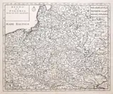 Isaak Tirion Giambattista Albrizzi, Regno di Polonia divisio nei suoi palatinati, stan czwarty, wyd. Giambatista Albrizzi, Wenecja 1750 miedzioryt, 29