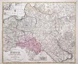 Johann Georg Probst, Polen nach seiner ersten, und letzten, oder gänzlichen Theilung, stan czwarty, wyd. Johann Michael Probst II, Augsburg 1796 miedzioryt kolorowany, 49