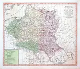 Henry Carington Bowles, Bowle's new pocket map of the Kingdom of Poland and Grand Dutchy of Lithuania, mapa pochodząca z „Bowles universal atlas”, stan drugi, wyd. Henry Carington Bowles, Londyn 1775 miedzioryt kolorowany w epoce, 47