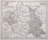 William Guthry, Poland Shewing the Claims of Russia, Prussia & Austria from the best authorities, mapa pochodząca z “New geographical, historical and commercial grammar”, stan drugi, wyd. Charles Dilly & George Robinson, Londyn 1796 miedzioryt