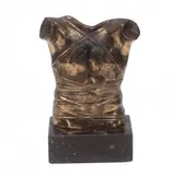Pancerz (Cuirasse II) by Igor Mitoraj, brąz, kamień, sold Jan 2022