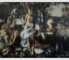 Bartosz Czarnecki, Caravaggio - Odpoczynek w czasie ucieczki do Egiptu, 2020, 2020, olej, płótno