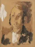 Emmanuel Katz, Portret Żyda, 1925 r., 1925, tech. mieszana, papier
