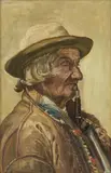 Jan Wałach, Kolumbus, 1952 r., 1952, olej, płyta