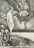 Konstanty Brandel, Andromeda, akwaforta, papier