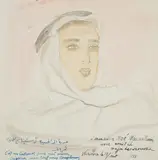 Maja Berezowska, Portret Libańczyka, 1955 r.
