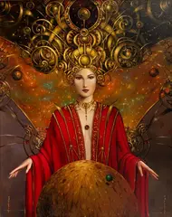 Anastazja Markovych, Antares, 2021, 2021, olej, płótno