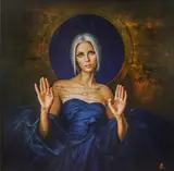 Karol Bak, Mojra, 2017, 2017, olej, płótno