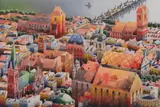 Tytus Brzozowski, Toruń, 2019, 2019, akwarela, papier