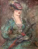 Stanisław Eleszkiewicz, Dama z parasolką