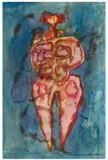 Marek Oberländer, Figura, 1964 r., 1964, akwarela, papier