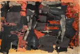 Maria Sperling, Kompozycja, kolaż, papier
