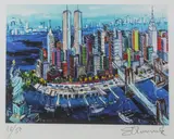 Edward Dwurnik, Manhattan, 2018, 2018, inkografia, papier