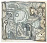 Stanisław Młodożeniec, Grey, 2009, 2009, olej, papier, 50