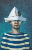 Aleksandra Makowska, Kapitan II, 2015, 2015, pastel, papier, 55