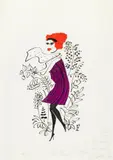 Jerzy Flisak, Bez tytułu, ilustracja do Szpilek nr 34, tusz, akwarela, papier, 29