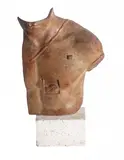 Asklepios by Igor Mitoraj, brąz patynowany, podstawa marmurowa, sold Oct 2021