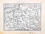 Johannes Baptista (I) Vrints, Polonia, wyd. Jan Babtist Vrients, 1601 mapa pochodząca z „Epitome theatri orbis terrarum”; na verso tekst w języku francuskim miedzioryt, 7
