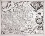 Jacob Sandrart, Nova Totius Regni Poloniae Magniq Ducatus Lithuanie cum fuis Palatinatibus Acconfiniis, wyd. Jacob Sandrart, prawdopodobnie nieznany dotąd stan trzeci, Norymberga 1684 miedzioryt, 41