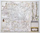 Henricus Hondius, Magni Ducatus Lithuaniae, wyd. Joannes Janssonius, stan drugi, Amsterdam 1649 mapa pochodząca z „Atlas Novus, sive theatrum orbus terrarum”, na verso tekst w języku łacińskim miedzioryt kolorowany w epoce, 43
