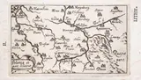 Gabriel Bucelin, Polonia et pars Silesiae, wyd. Gabriel Bucelin, Johann Gorlin, Ulm 1646 map pochodząca z „Historiae Universalis Auctorium” na verso tekst w języku łacińskim miedzioryt, 6
