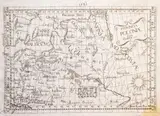 Giovanni Battista Cassini, Provincia Poloniae cum confinys, mapa prowincji polskiej OO Kapucynów, wyd. Jean de Moncalieri, Turyn 1713 miedzioryt, 22