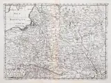 Nicolas Sanson II, Estats de la Couronne de Pologne, wyd. Nicolas Sanson II, Francois Halma, stan drugi, Amsterdam 1700 miedzioryt