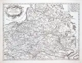Giovanni de Rossi, Stati della Corona di Polonia, wyd. Giovanni de Rossi, Giacomo di Vignola, stan drugi, Rzym 1688 mapa pochodząca z „Mercurio Geographico” miedzioryt, 43