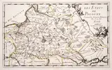 Nicolas de Fer, Les Etats de Pologne, wyd. Nicolas de Fer, Paryż 1689 miedzioryt kolorowany liniowo, 18
