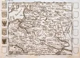 Pierre Le Lorain de Vallemont, Regno di Polonia e suoi confini, wyd. Benedetto Gessari, Neapol 1764 mapa pochodząca z „Gli elementi della storia” miedzioryt, 15