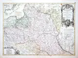 Jean Janvier, Les Royaumes de Pologne et de Prusse …, wyd. Jean Lattre, stan czwarty, Paryż 1786 miedzioryt kolorowany, 48