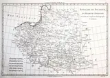 Rigobert Bonne, Royaume de Pologne et Duché de Lithuanie, wyd. Rigobert Bonne, Nicolas Desmarest, stan pierwszy, Paryż 1787 miedzioryt, 14