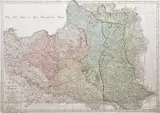 Daniel Friedrich Sotzmann, Polen nach seinen getzigen Grenzen dem Theilungs Tractat vom Jahr 1795, wyd. Adam Gottlieb Schneider, Johann Christoph Weigel, stan pierwszy, Norymberga 1796 miedzioryt kolorowany